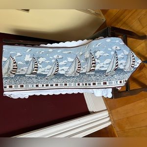 Table Runner Sailboats 52” Long 12” wide